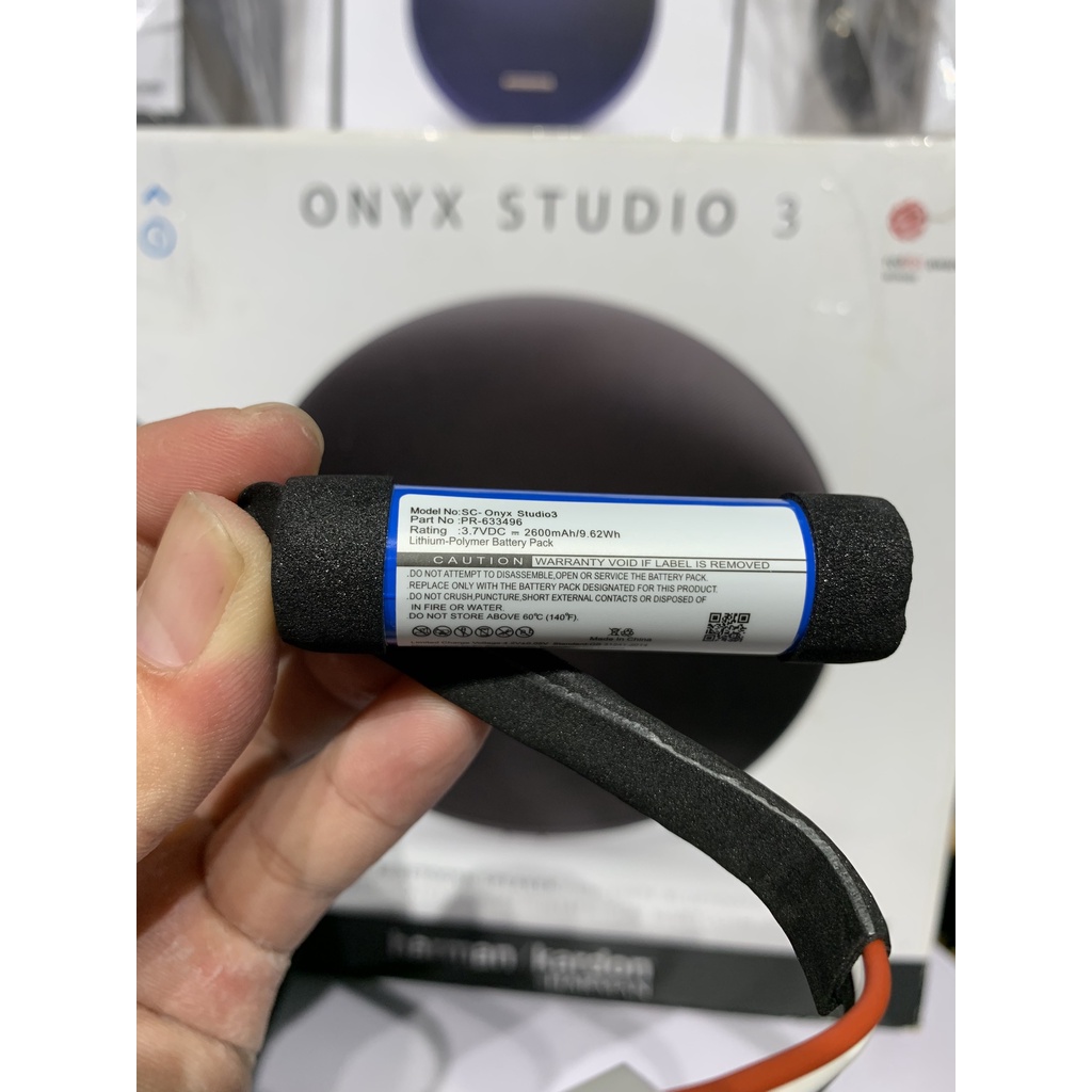 Pin thay loa harman kardon onyx studio 3 2600mah/9.26wh/ 3.7v- pin dung lượng chuẩn