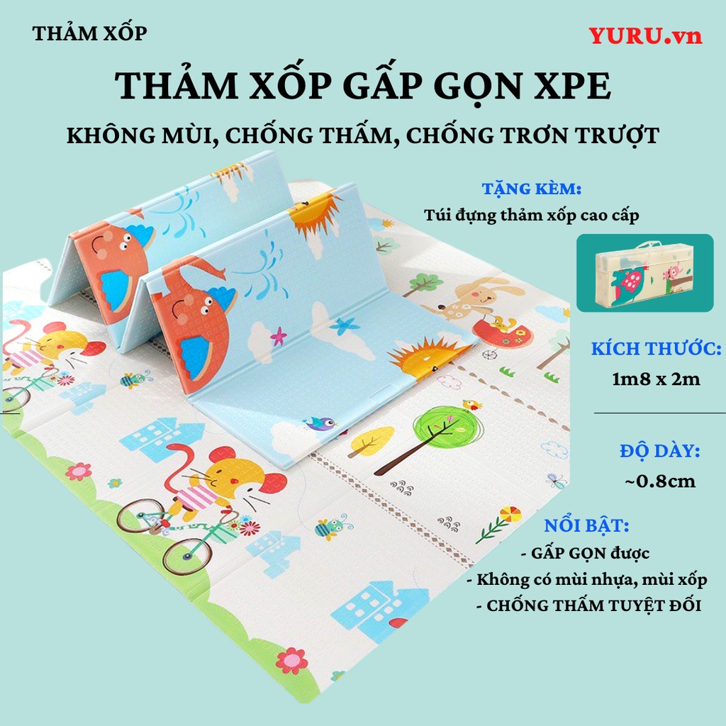 Thảm xốp cho bé thảm xốp trải sàn xpe gấp gọn 1m8 2m THẢM XỐP TRÃI LÓT SÀN CHO BÉ GẤP GỌN 1m8 x 2m thảm xốp 2m giá tốt Tháng 3, 2022 Đồ chơi cho trẻ  Nơi bán Thảm Xốp 1m8 X 2m giá rẻ, uy tín, chất lượng