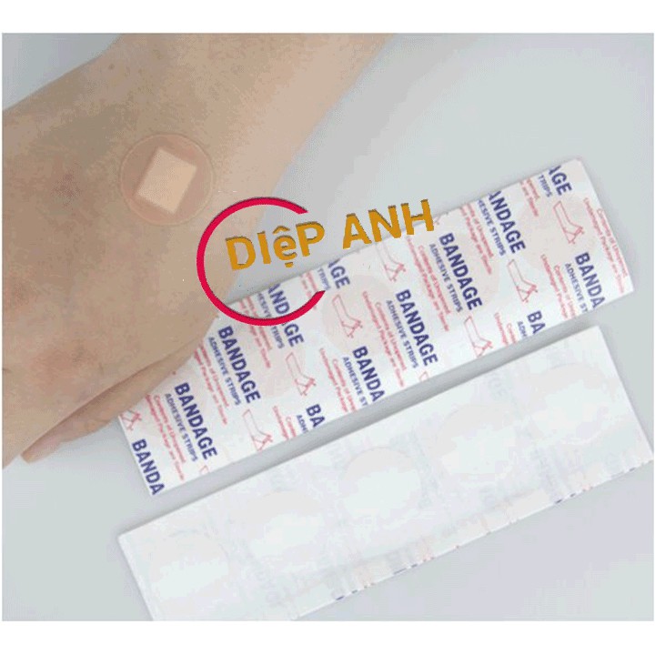 100 miếng dán sau cấy chỉ bandage