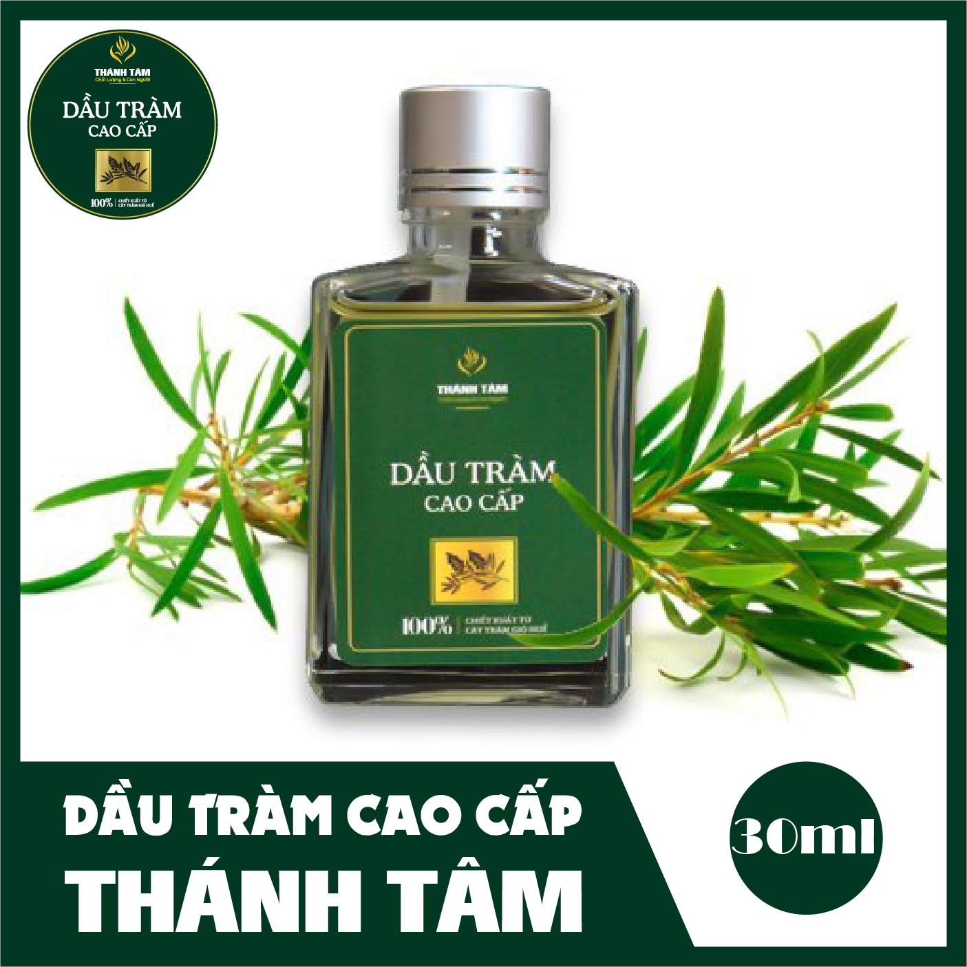 Dầu tràm cao cấp thánh tâm 30ml