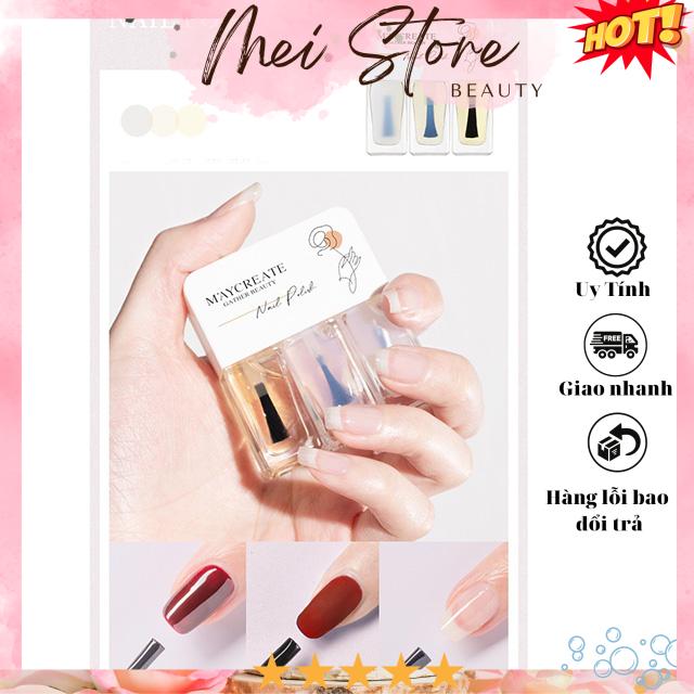 [GIẢM 5% ĐƠN 129K]Set 3 Chai Sơn Móng Tay Maycreate Nail Polish 4g*3 Senabeauty