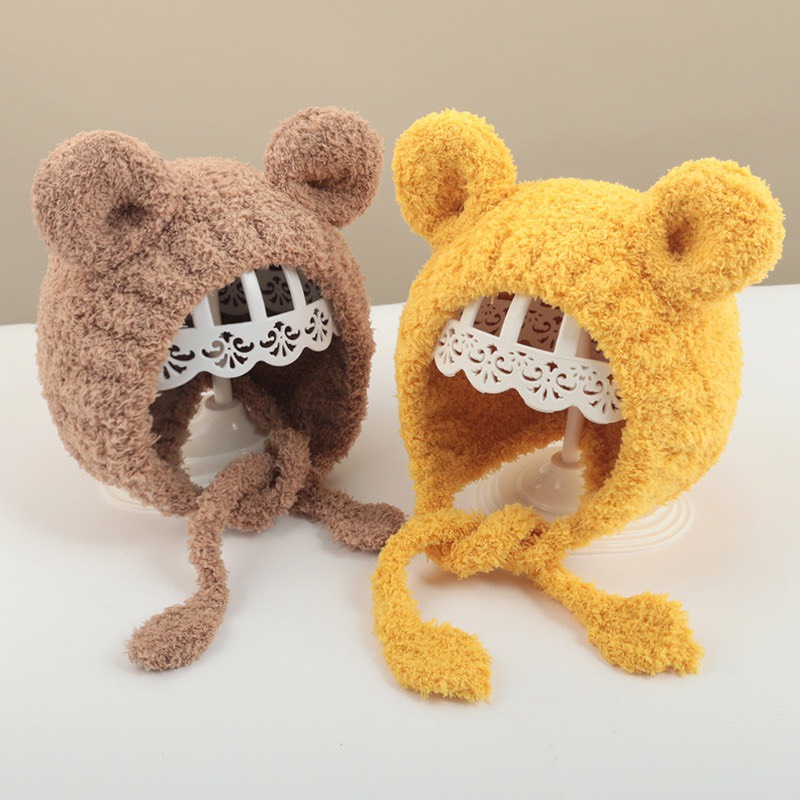 Mũ Lông Cừu Tai Chuột Mickey Cho Bé Cực Yêu