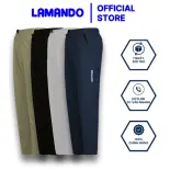 Quần Dài Thể Thao Nam Lamando Túi Khóa Kéo 2 Bên Chất Dù Thoáng Co Giãn Lưng Kèm Dây Rút