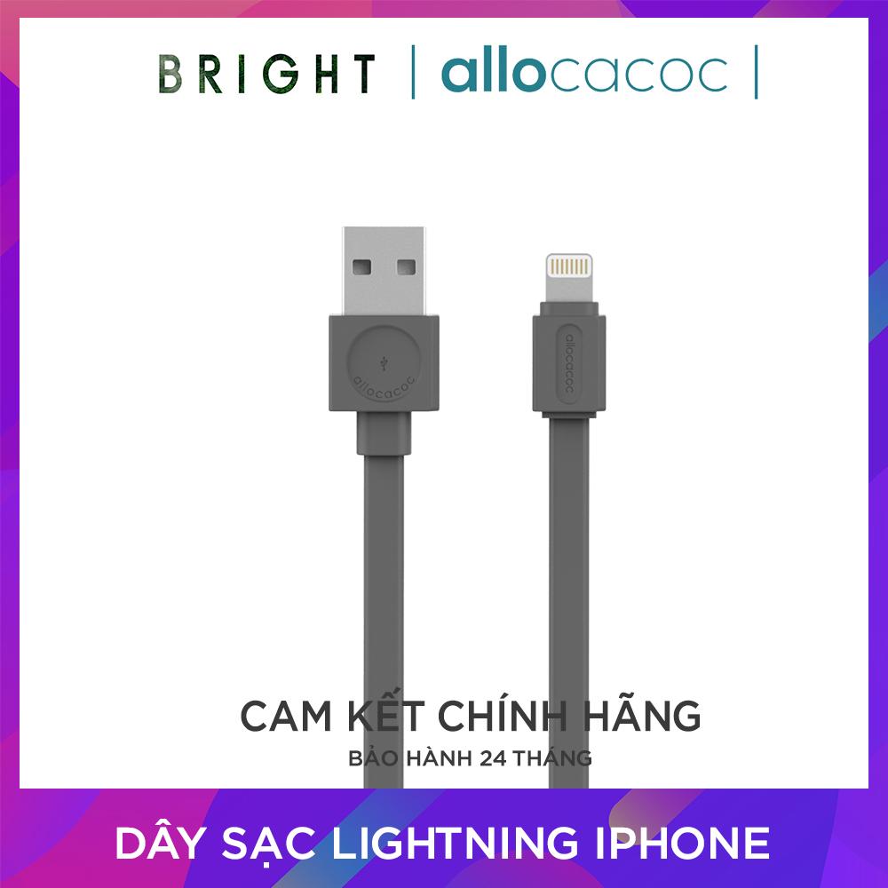 [HCM]Cáp sạc Lightning chống rối Allocacoc độ dài 1.5m