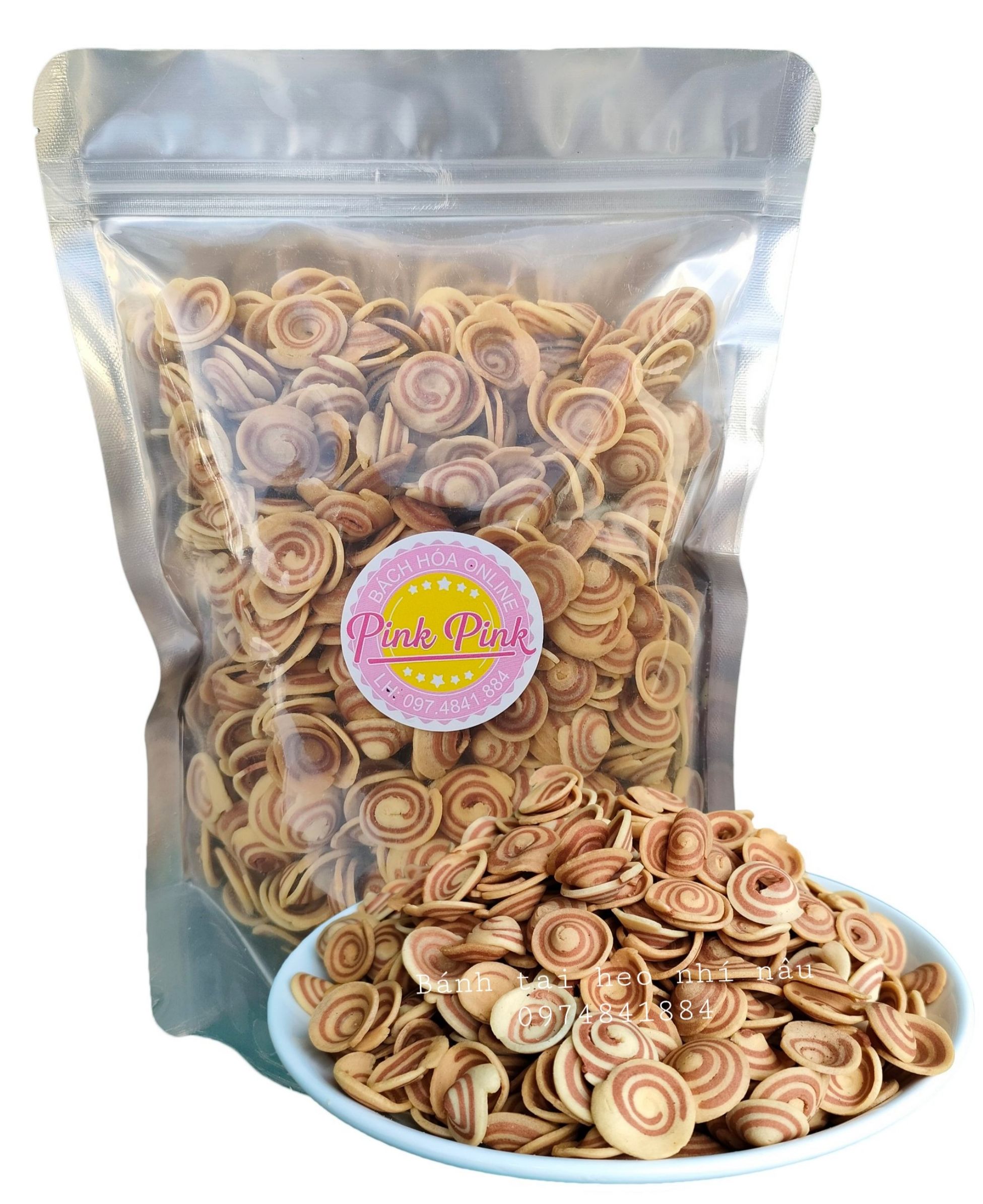 500G BÁNH TAI HEO NHÍ GIÒN NGON - đồ ăn vặt