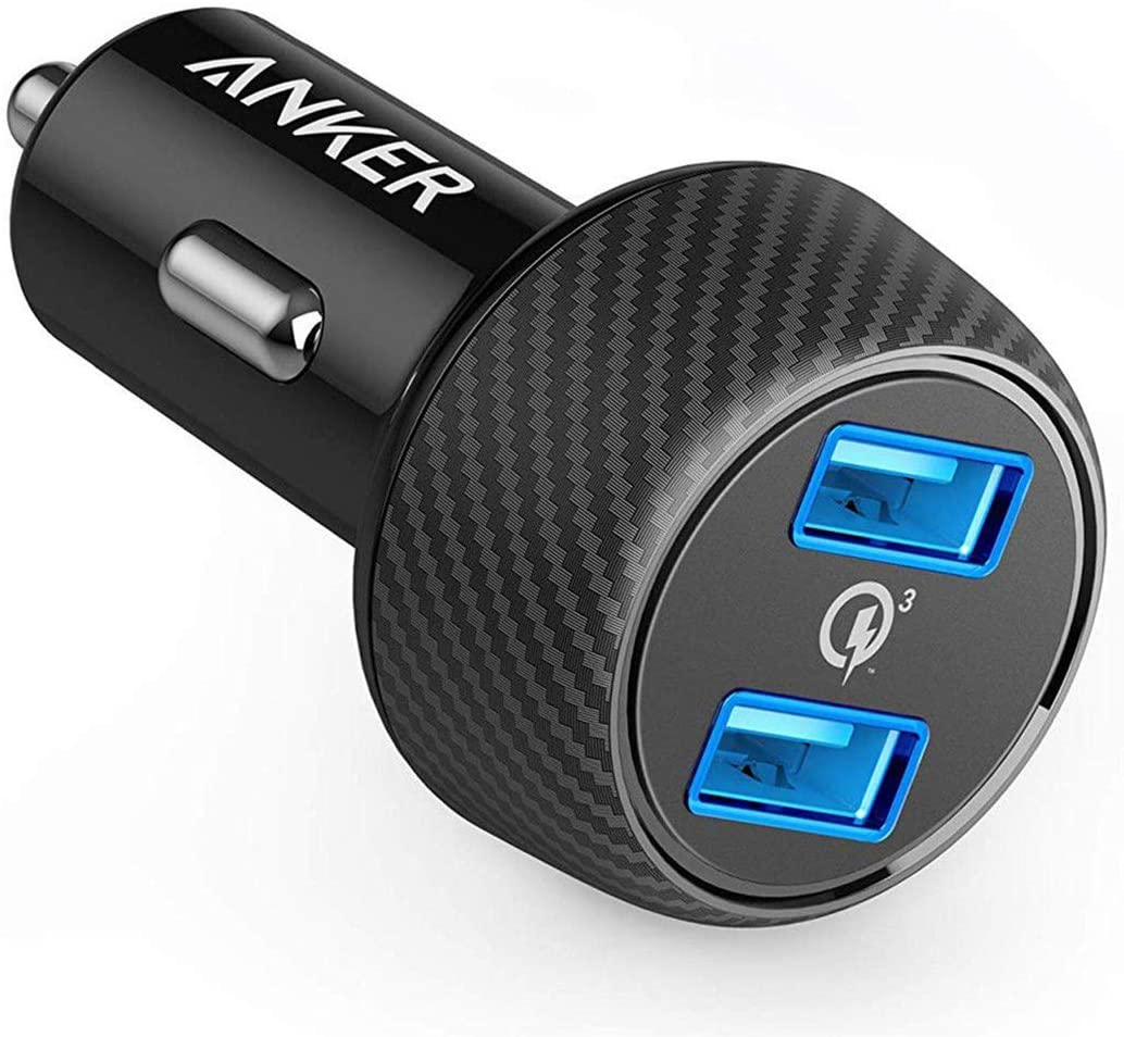 Tẩu sạc xe hơi Anker Power Drive 2 - A2228 ,Quick Charge 3.0 39W , 2 cổng USB