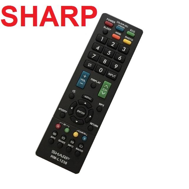 REMOTE ĐIỀU KHIỂN TIVI SHARP RM-L1238 CHO TẤT CẢ CÁC DÒNG TIVI SHARP