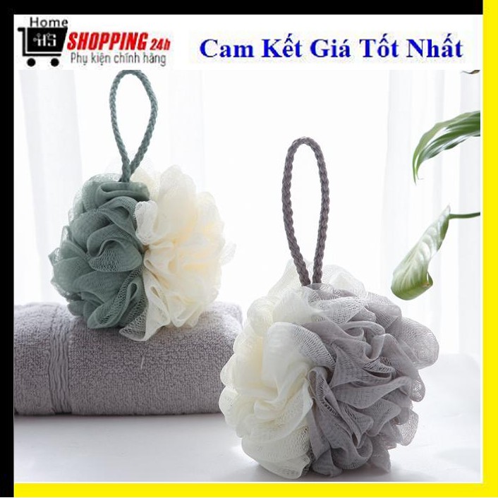 Bông tắm tạo bọt tròn siêu mềm