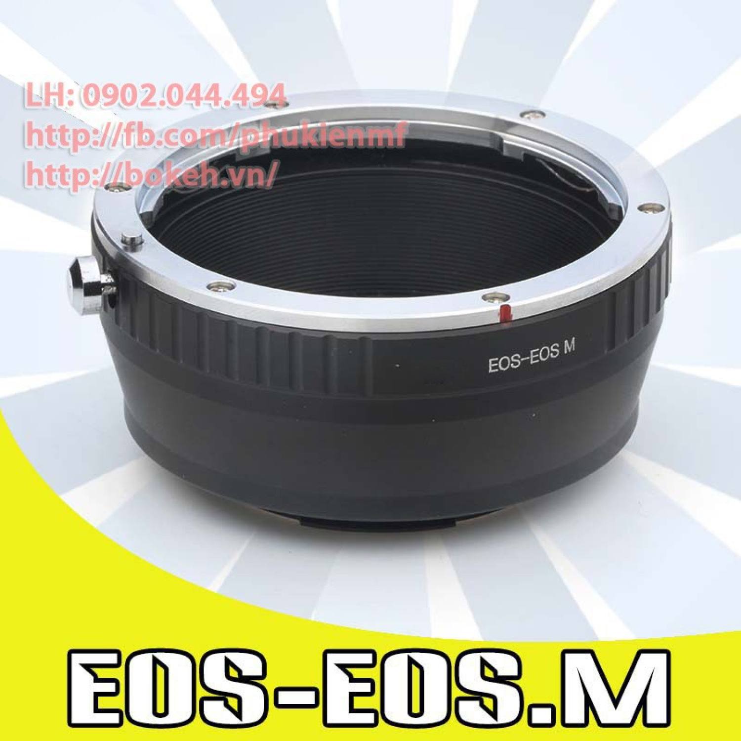 Eos-eosm mount adapter chuyển ngàm cho lens canon eos / ef sang body canon eosm