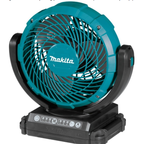 Quạt dùng pin và điện Makita 18V 14.4V DCF102Z được thiết kế để sử dụng trong môi trường khắc nghiệt có nhiệt độ cao tỏa ra nguồn khí mát lớn giúp đánh bay cái nóng