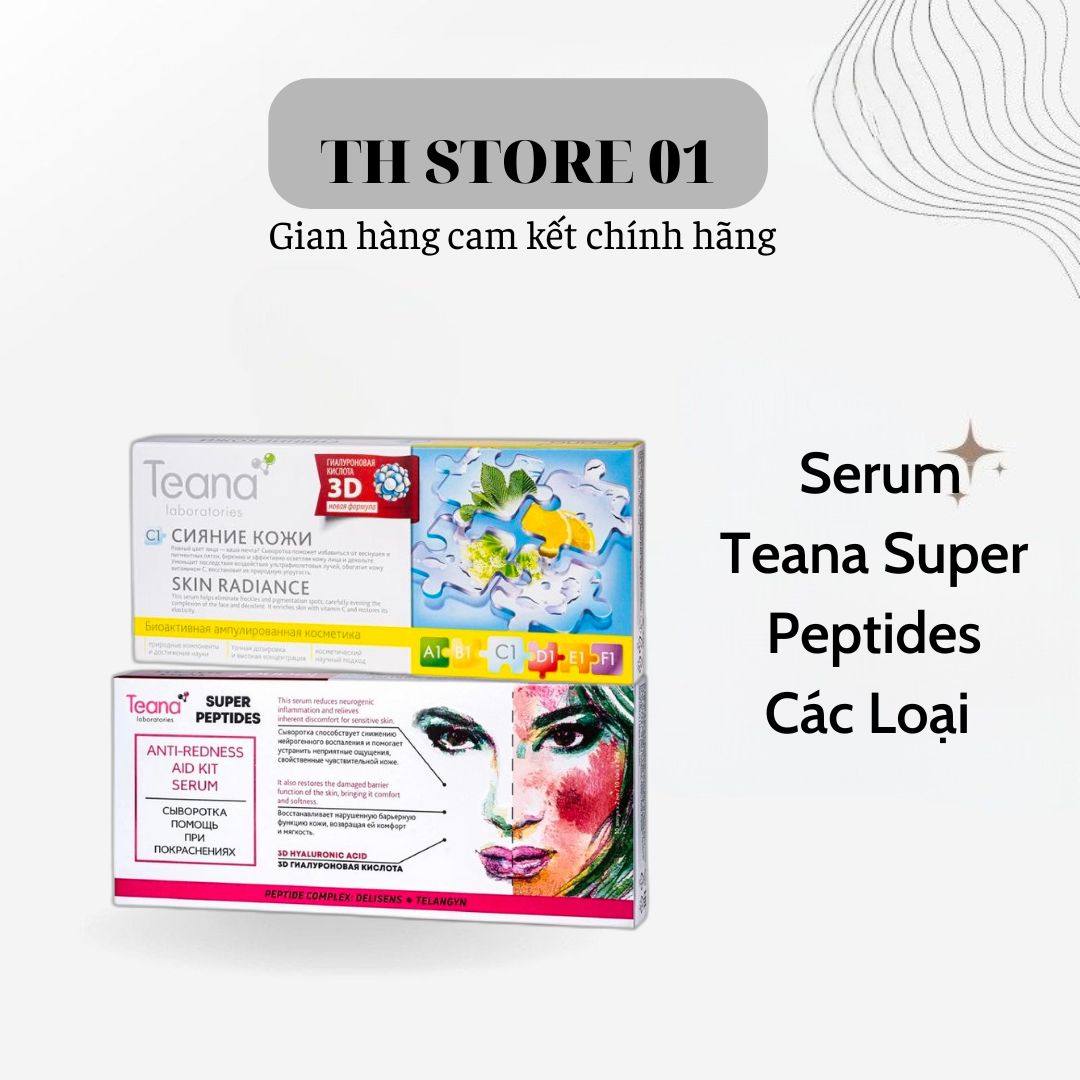 Serum Teana Super Peptides Các Loại _ Serum Dưỡng Trắng Mờ Thâm