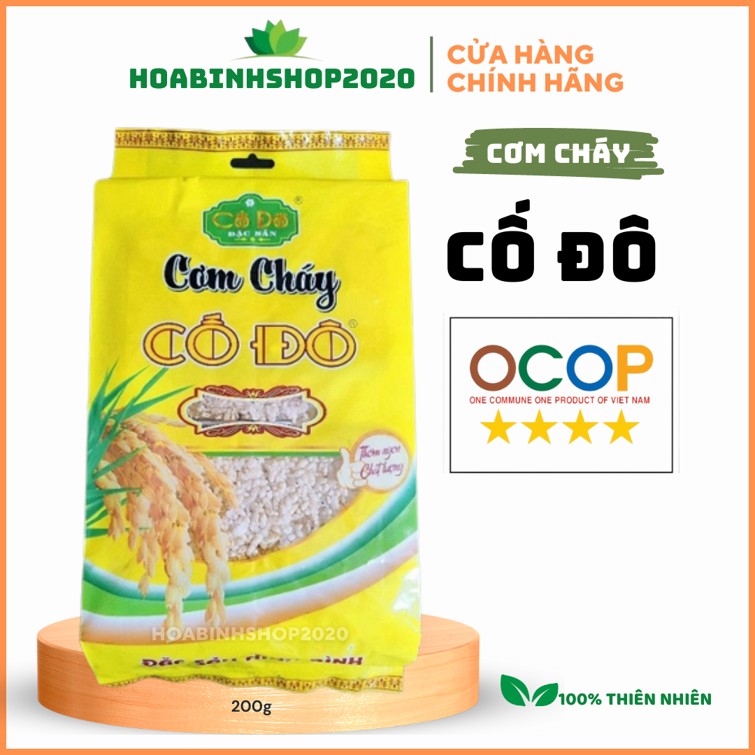 Cơm cháy cố đô 200g - đặc sản ninh bình, ròn tan ngon