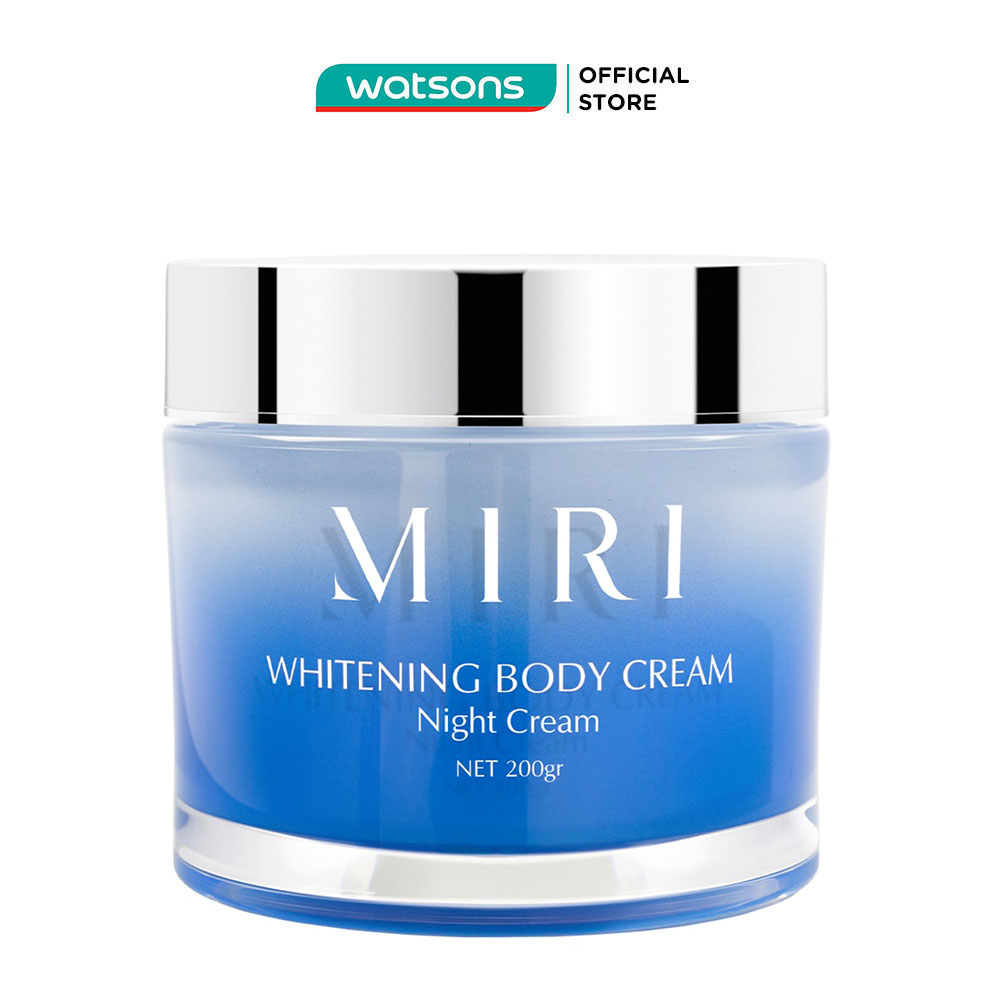 Kem dưỡng da toàn thân ban đêm miri whitening body night cream 200g