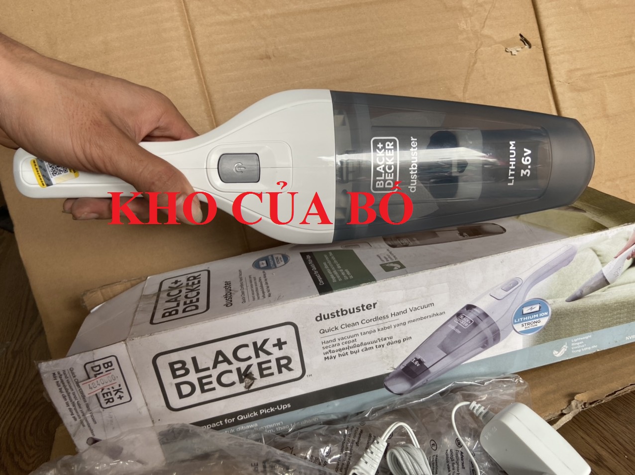 Máy hút bụi 3.6v b&d nvb115j-b1