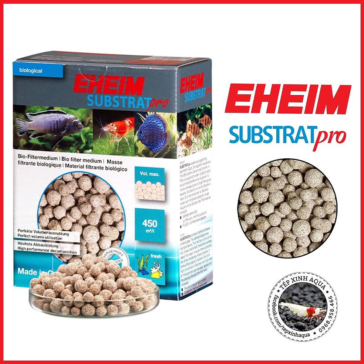 Vật Liệu Lọc Eheim Substrat Pro 1L chính hãng