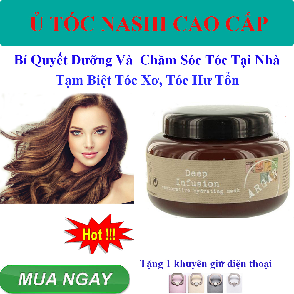 Dầu ủ tóc Nashi mang lại cảm giác mềm mượt và bóng mượt cho tóc của bạn. Sự kết hợp của các thành phần thiên nhiên giúp cho tóc được tự nhiên hơn và tràn đầy sức sống. Hãy xem ngay hình ảnh liên quan đến sản phẩm này để hiểu rõ hơn về tác dụng của nó.