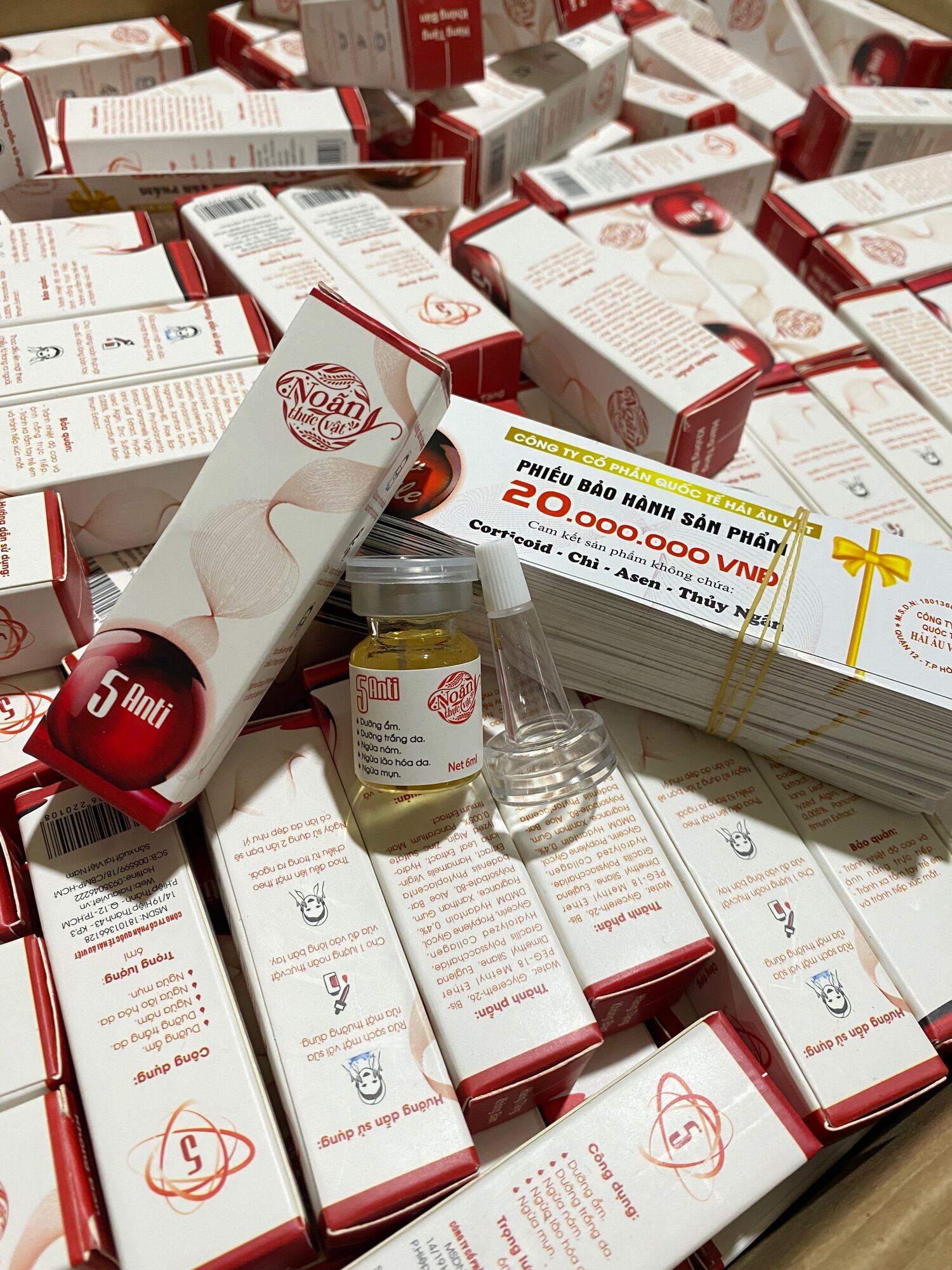 Serum Noãn Thực Vật (6ml) Dưỡng Da Căng Mịn-Cấp Ẩm-Trắng Da