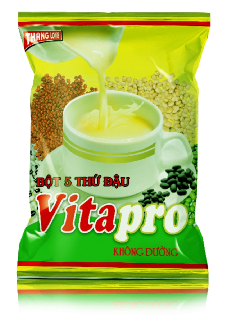 BỘT 5 THỨ ĐẬU KHÔNG ĐƯỜNG VITAPRO 350G - MẪU 1