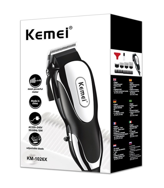 Tông Đơ Điện Cắt Tóc Kemei KM - 1026x