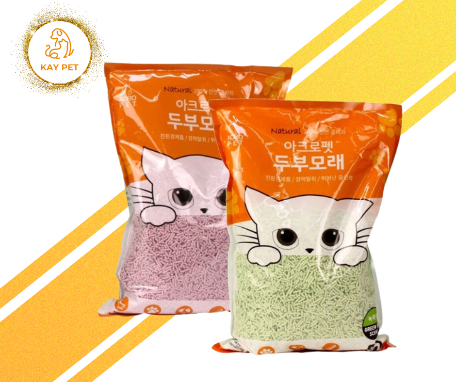 Cát đậu nành - cát vệ sinh mèo acro pet 5l 2.2kg