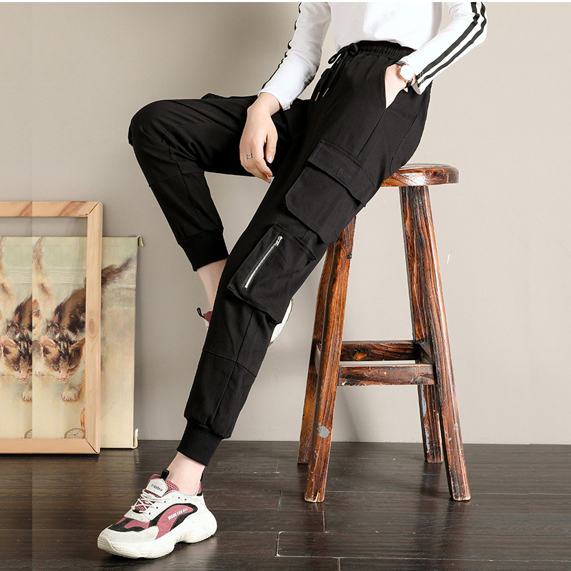 Quần Túi Hộp Nữ Phối Túi Khóa Kéo Chất Thun Cao Cấp Chất Siêu Co Giãn Thời Trang 4HER JOGGER NAM 9000027V1
