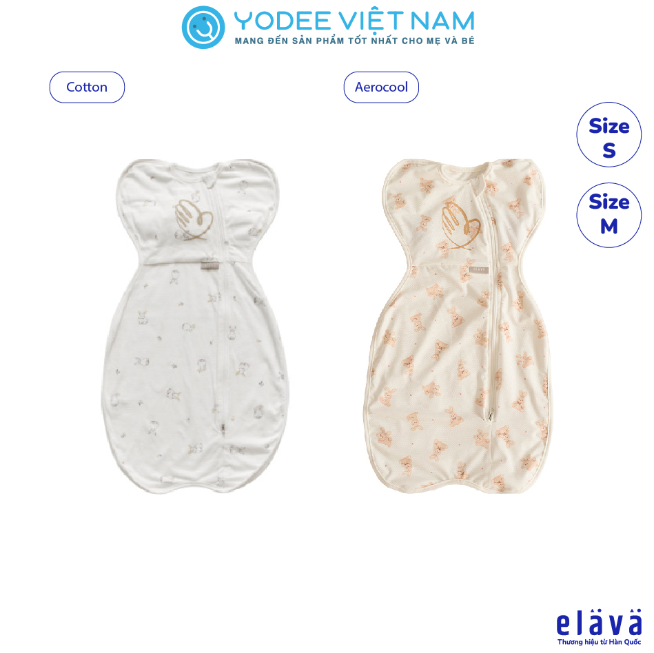 Elava Nhộng chũn toàn thân giúp bé ngủ ngon, chống giật mình