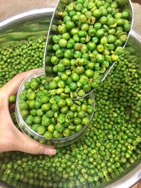 Đậu hà lan tỏi ớt sấy giòn túi 500g