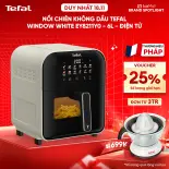 [MỚI] Nồi chiên không dầu Tefal Window white EY8211Y0 - 6L - Điện tử