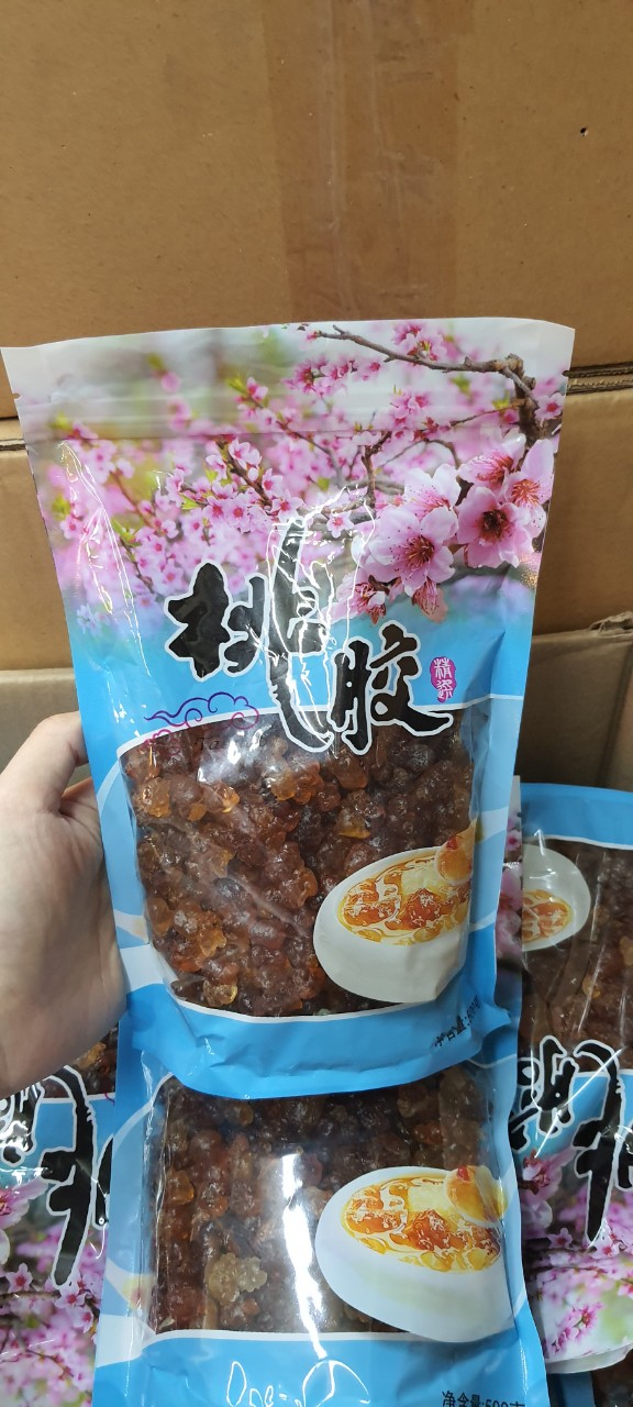 Nhựa Đào nguyên liệu nấu chè dưỡng nhan 500g