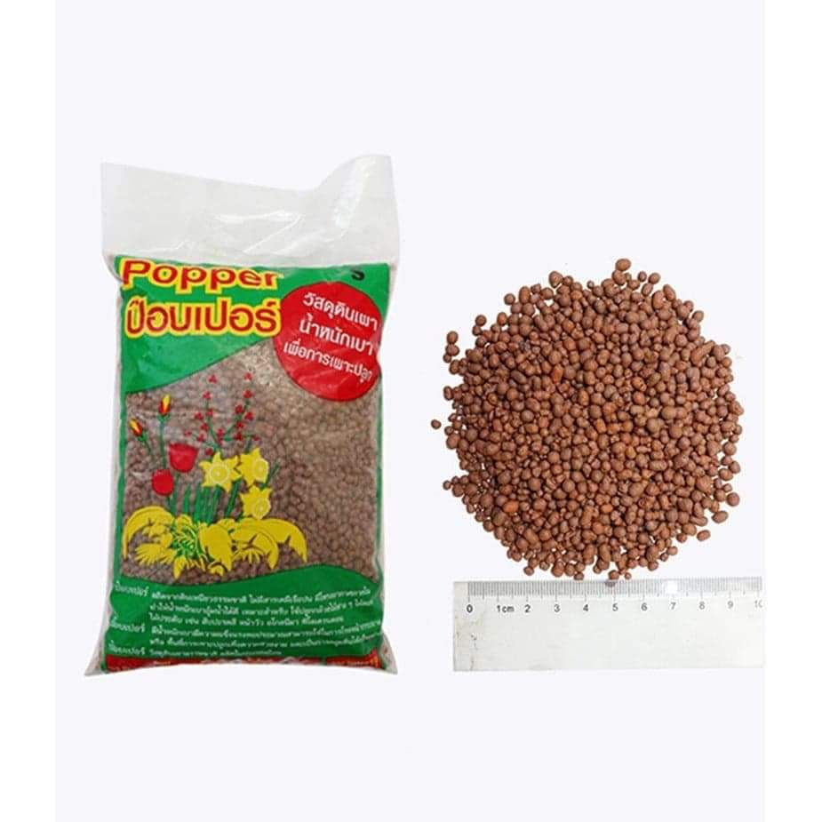Bao 6 lít viên đất nung Thái Lan size S 2-5 mm, đất keramzit siêu nhẹ trồng rau mầm, thủy canh