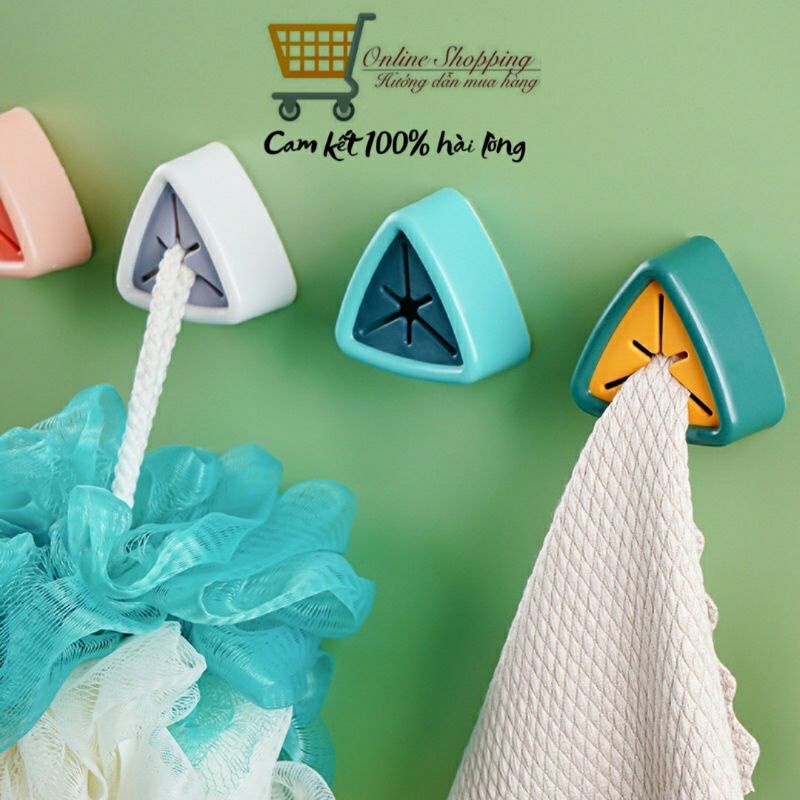 Móc treo khăn hình sao biển - dán tường thông minh