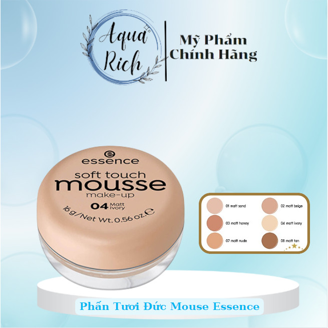Kem Trang Điểm/Phấn Tươi Đức Essence Soft Touch Mousse Make-Up 04 - 16g