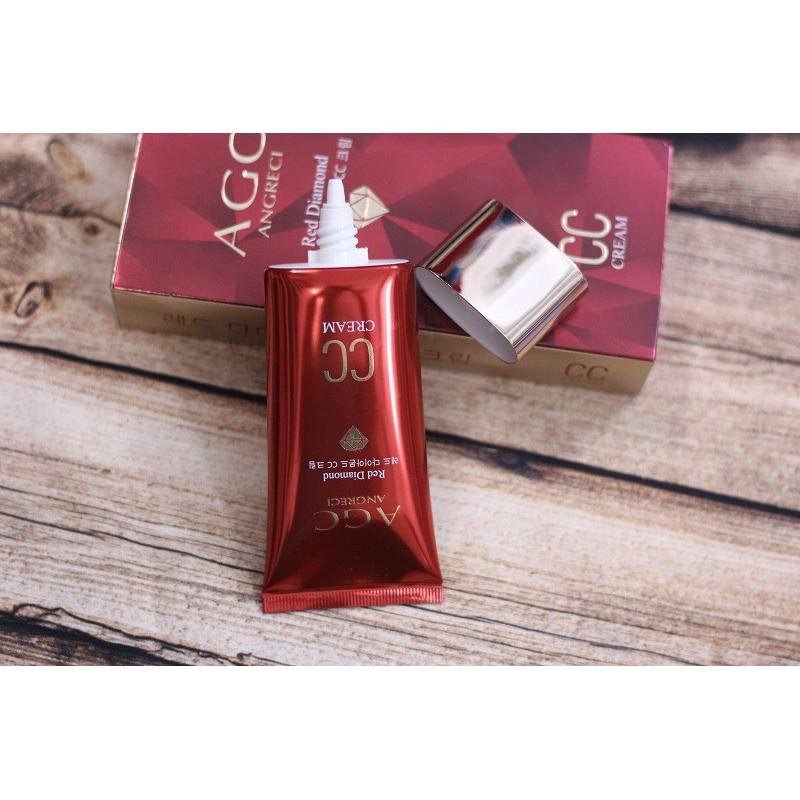 Kem nền AGC Red Diamond CC Cream che khuyết điểm Hàn Quốc