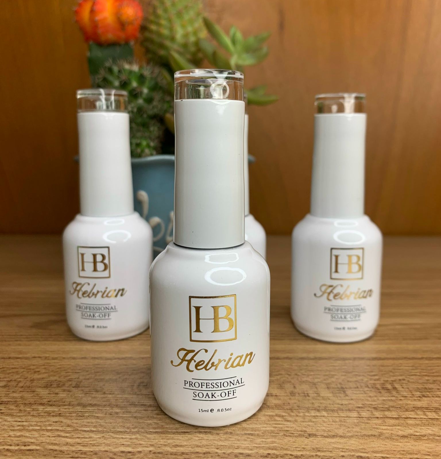 Sơn top gel - bóng gel hebrian 15ml. sơn gel hàn quốc