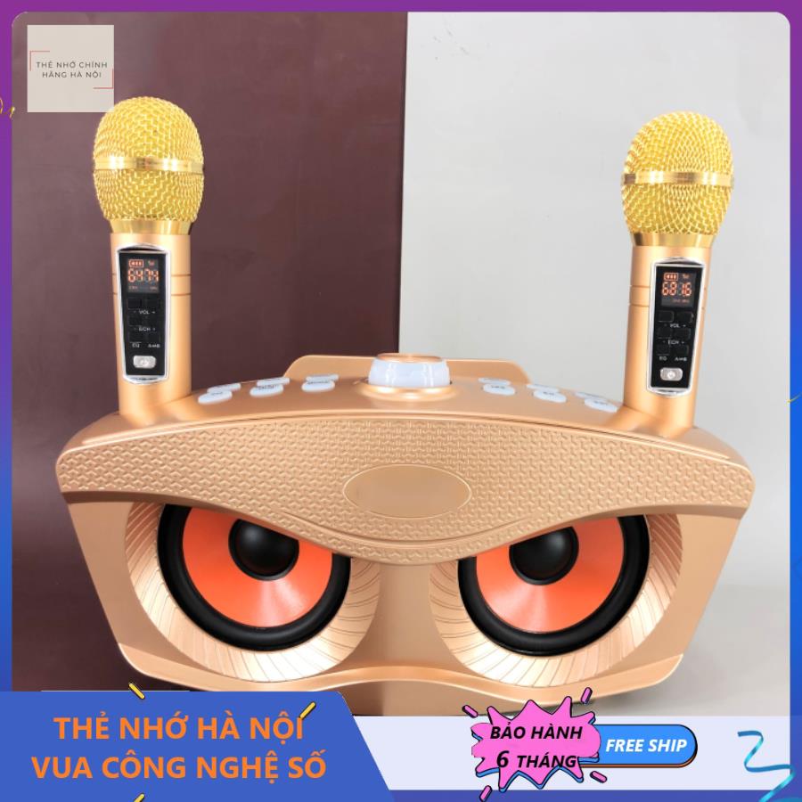 [CHÍNH HÃNG] Loa Bluetooth Không dây SD306 PLUS bản 2020 đa năng – tặng kèm 2 micro hát karaoke - Phiên Bản Nâng Cấp hỗ trợ hiệu ứng âm thanh, công suất loa lớn, Bass cực chuẩn thẻ nhớ, USB, jack 3.5mm tương thích với mọi thiết bị