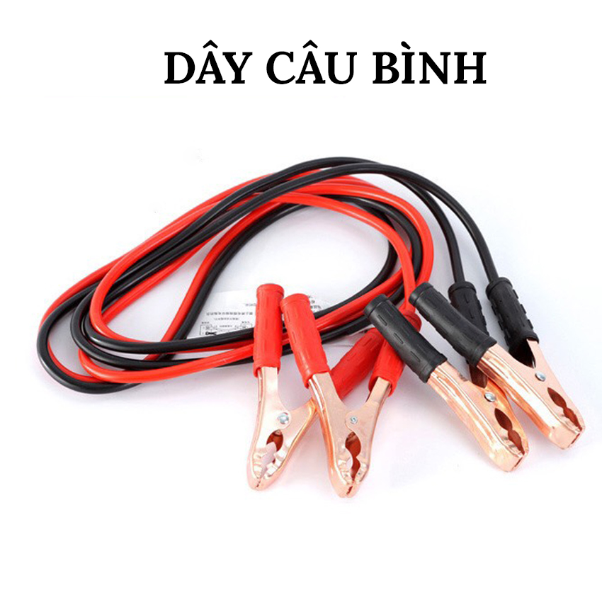Dây Câu Bình Ắc Quy Ô Tô 500A Lõi Đồng Loại Tốt Dây Dài 2,2M