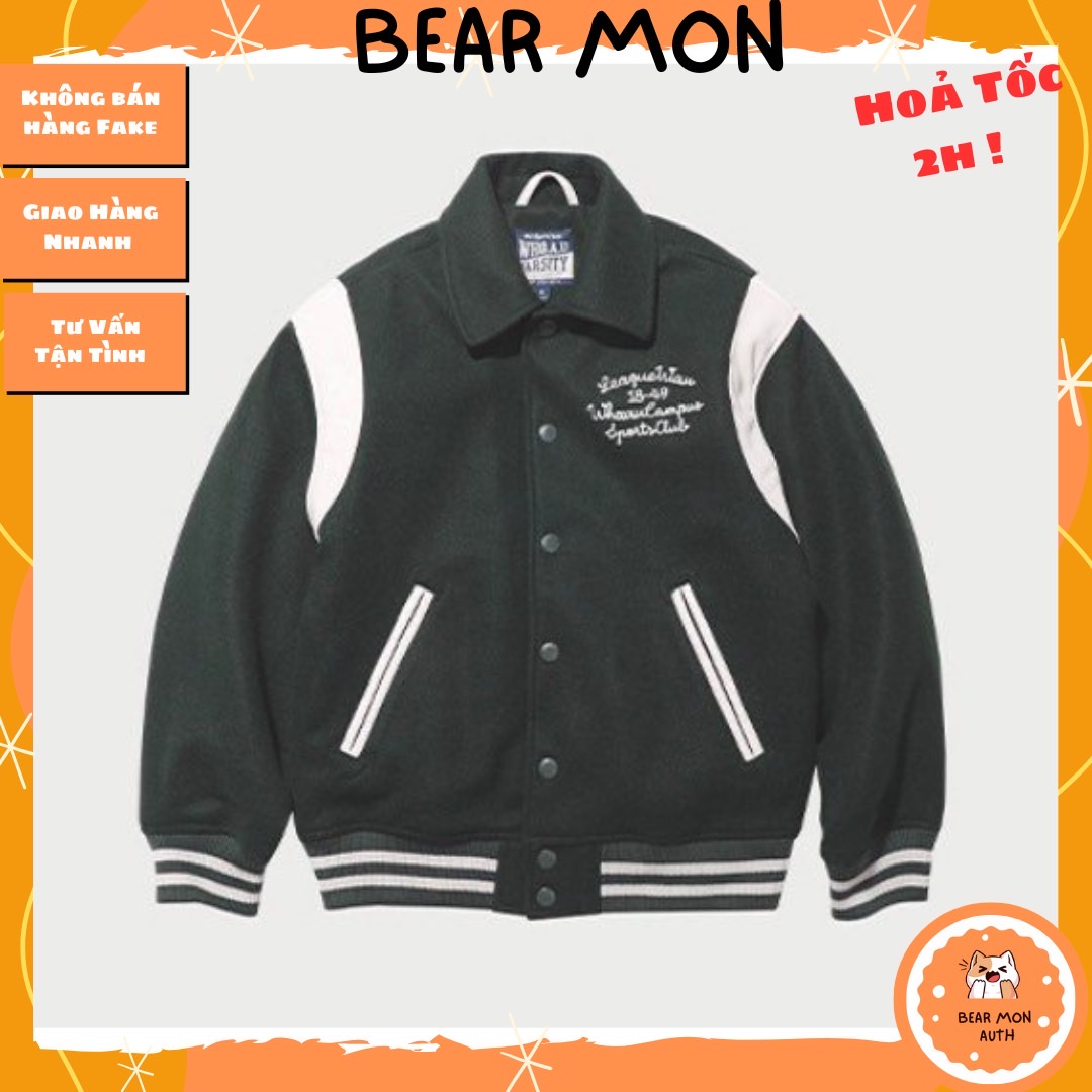 Áo khoác nỉ whoau varsity jacket _whjjc4v24u