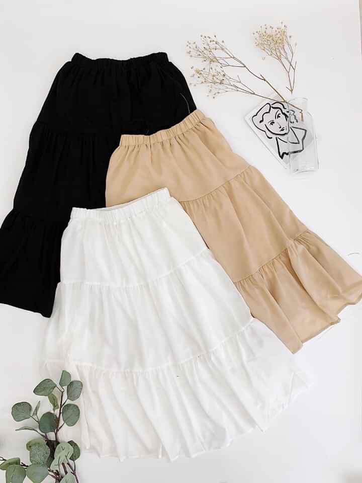 Chân váy voan xinh xắn 3 tầng xinh xinh