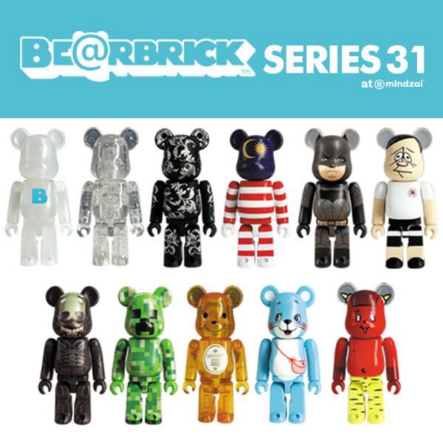 Bearbrick series 31 - Hàng chính hãng Medicom Toy Nhật Bản
