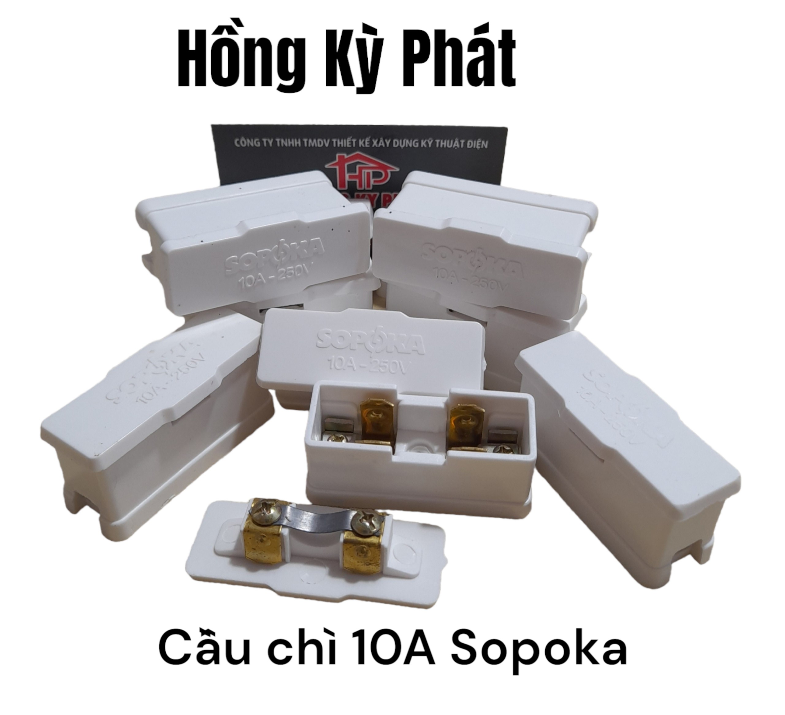 Bộ cầu chì, nắp cầu chì cao cấp 10A chính hãng Sopoka