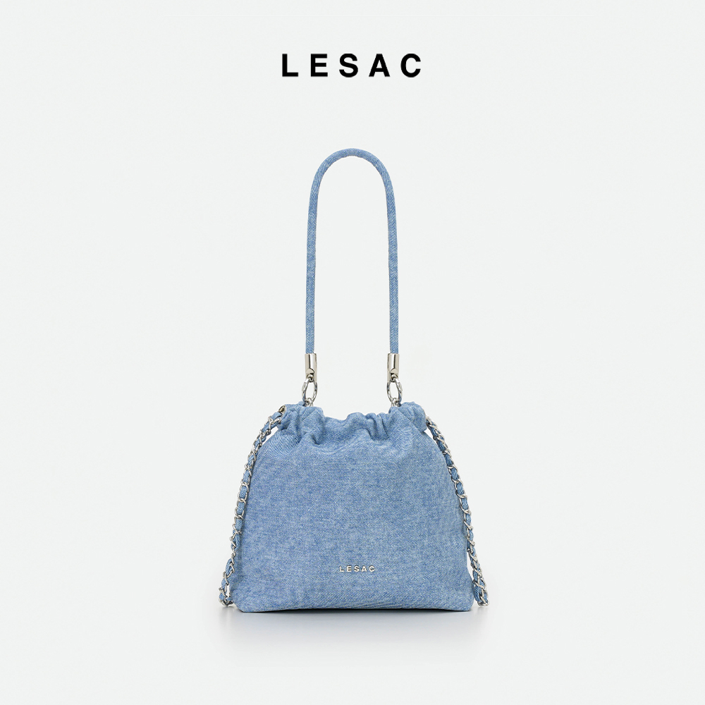 Túi da dây rút nữ lesac bloom bag