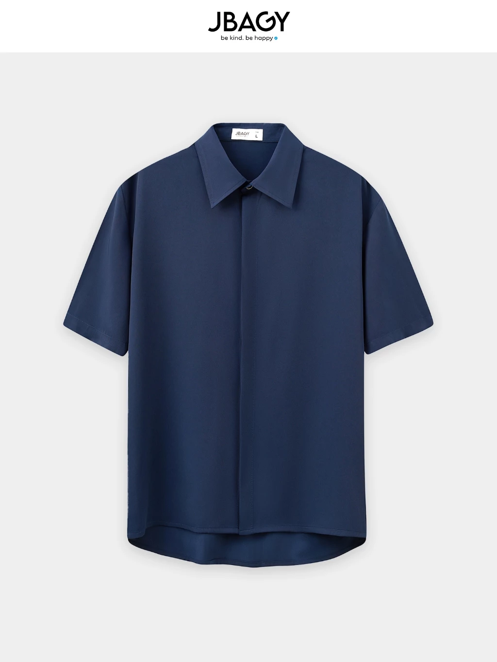  New Arrivals | Áo sơ mi nam tay ngắn JBAGY form rộng Relax vải Lụa - JS2501 