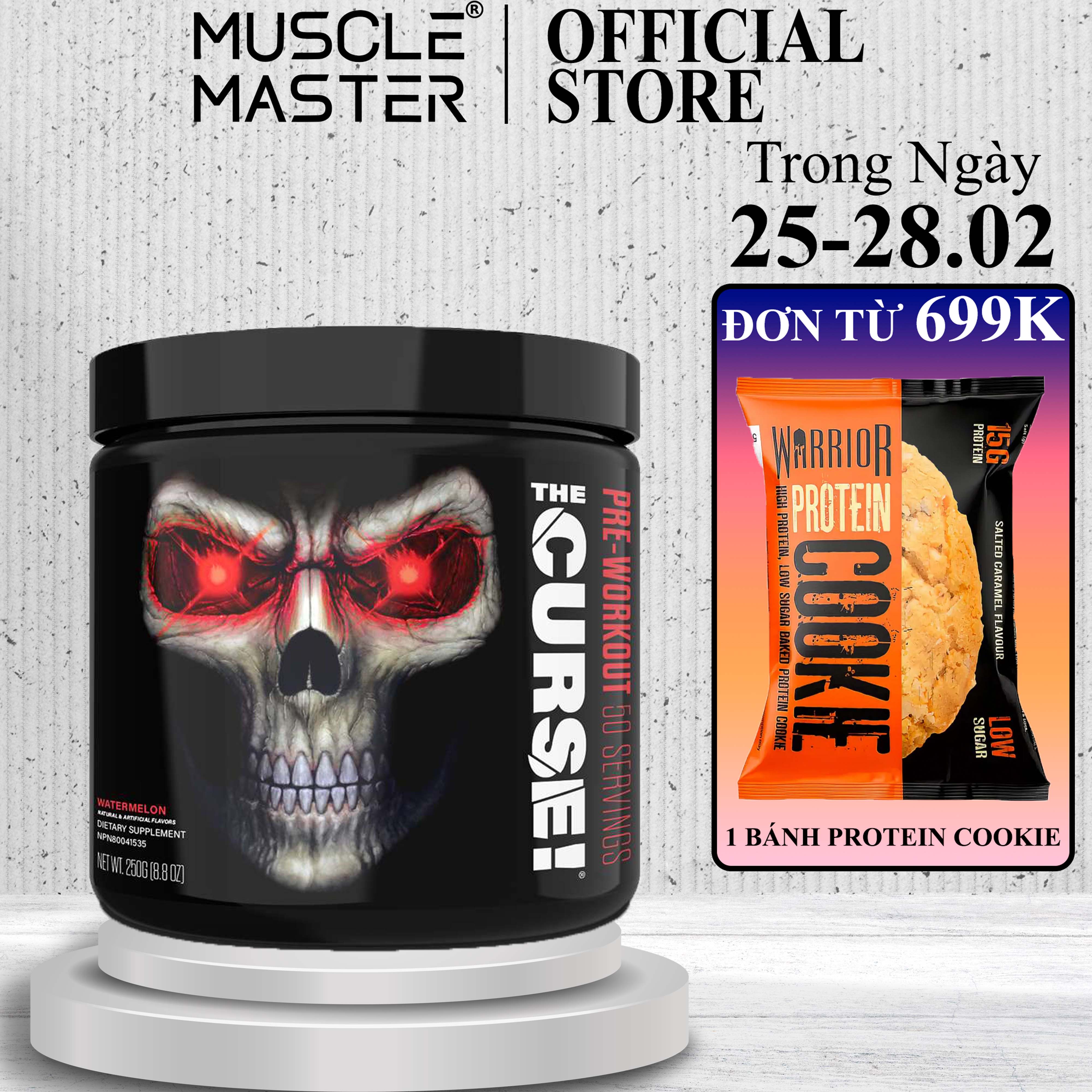 Thực phẩm bổ sung tăng sức mạnh the curse 50 lần dùng