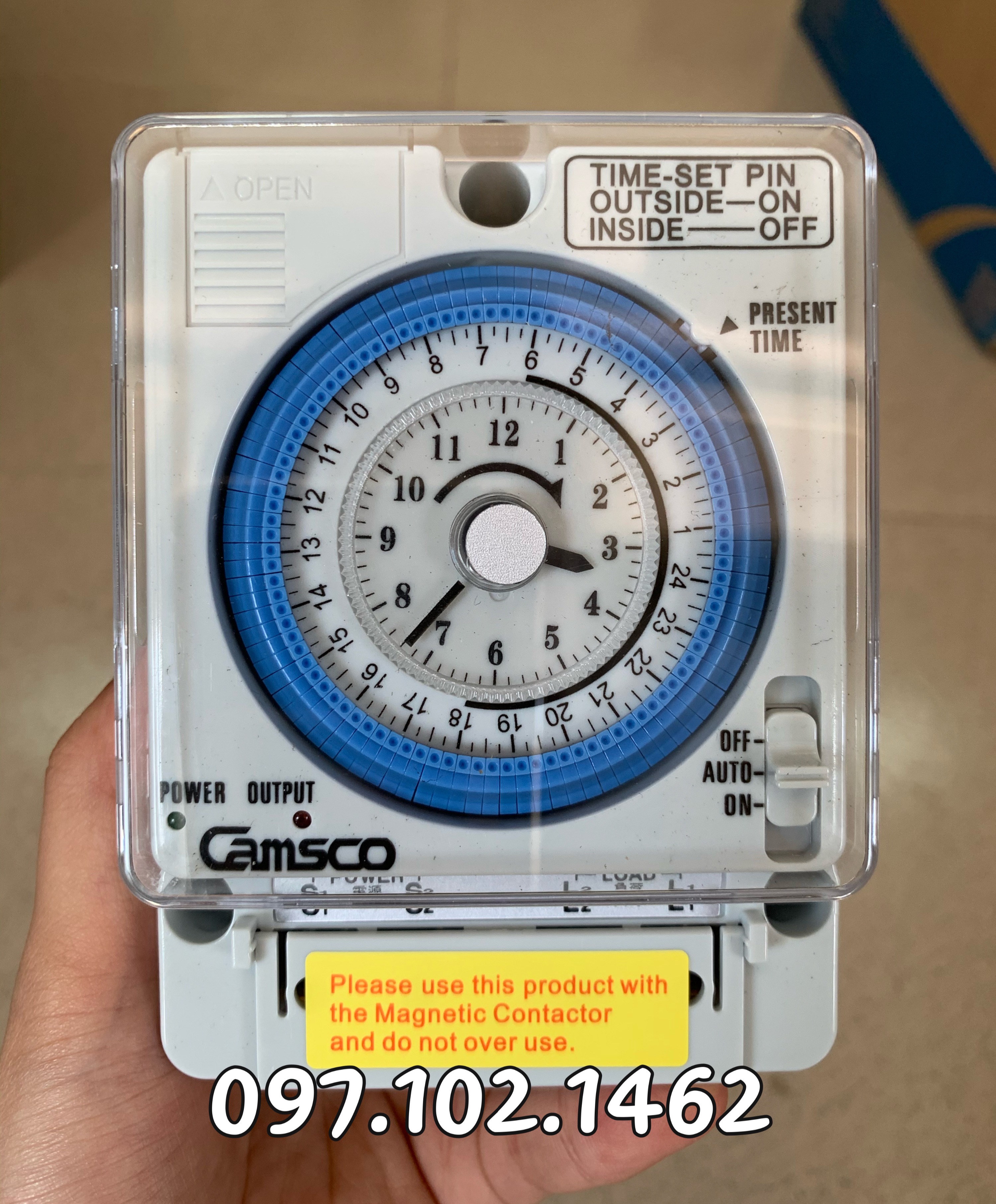 Relay rơle thời gian thực bộ hẹn giờ công tắc thời gian camsco tb35-n