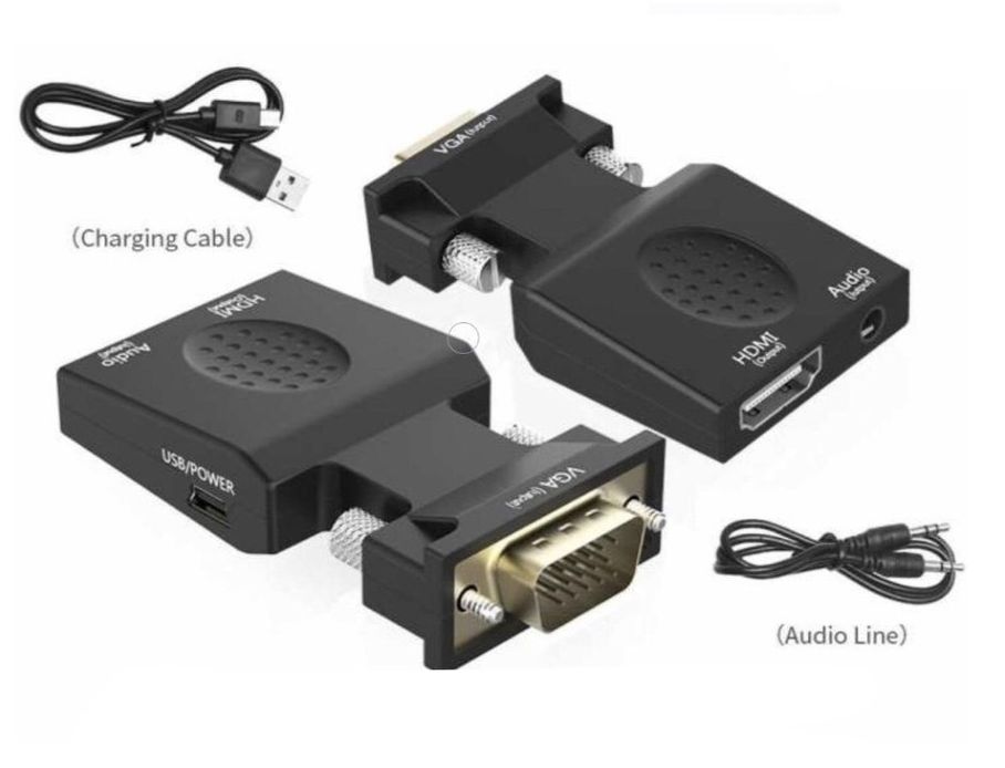 Đầu chuyển vga sang hdmi có audio-jl
