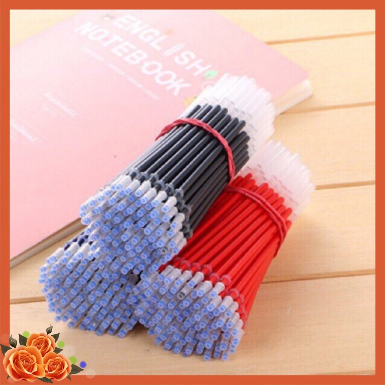 100 Ngòi Bút Bi Nước, Ruột Bút Bi Nước Ngòi Kim Dùng Cho Bút Chữ A,Bút Thân Trơn,Cute..