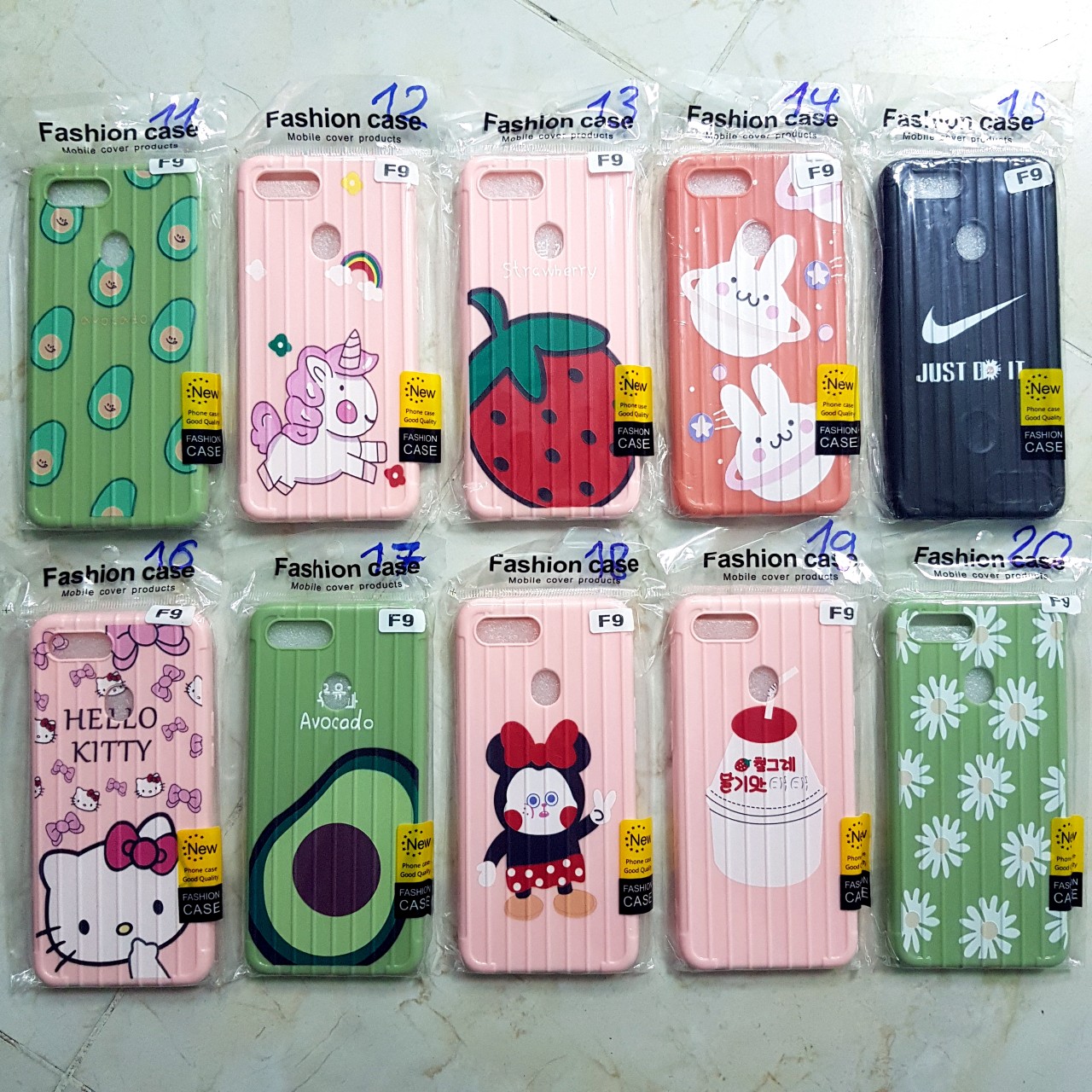 Ốp lưng vali hoạt hình cute dành cho OPPO A5S / A7 / F9 / A12