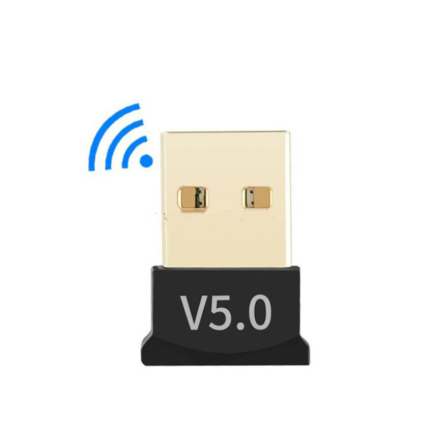 Adapter usb bluetooth 5.0 dongle mini dùng cho máy tính laptop, pc