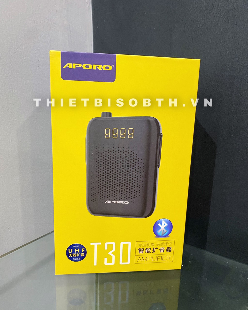 Máy Trợ Giảng Không Dây Aporo T30 UHF . Kết Nối Bluetooth