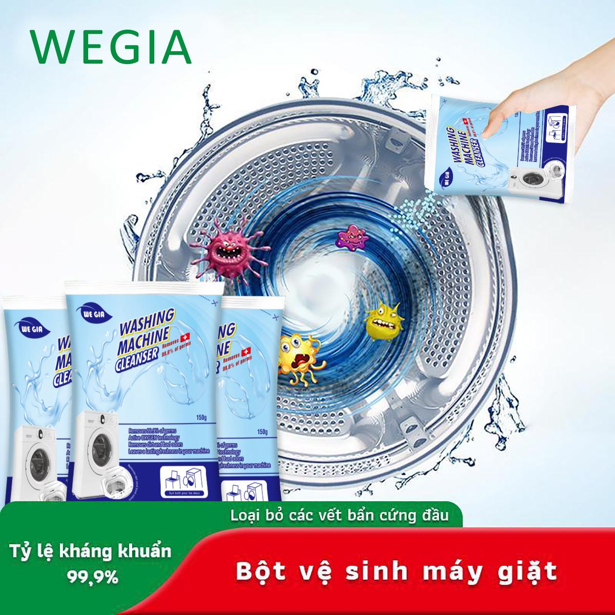 ME GIA Combo 6 Gói Chất Tẩy Rửa Máy Giặt, Loại Bỏ Bụi Bẩn, Khử Trùng Mạnh Mẽ, Loại Bỏ Vết Bẩn, Chất Tẩy Rửa(150g/gói)
